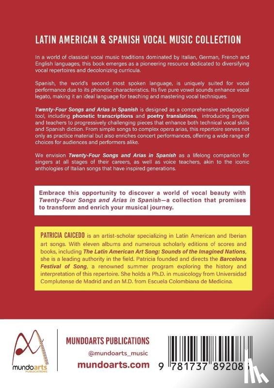 Caicedo, Patricia - Twenty-Four Songs and Arias in Spanish