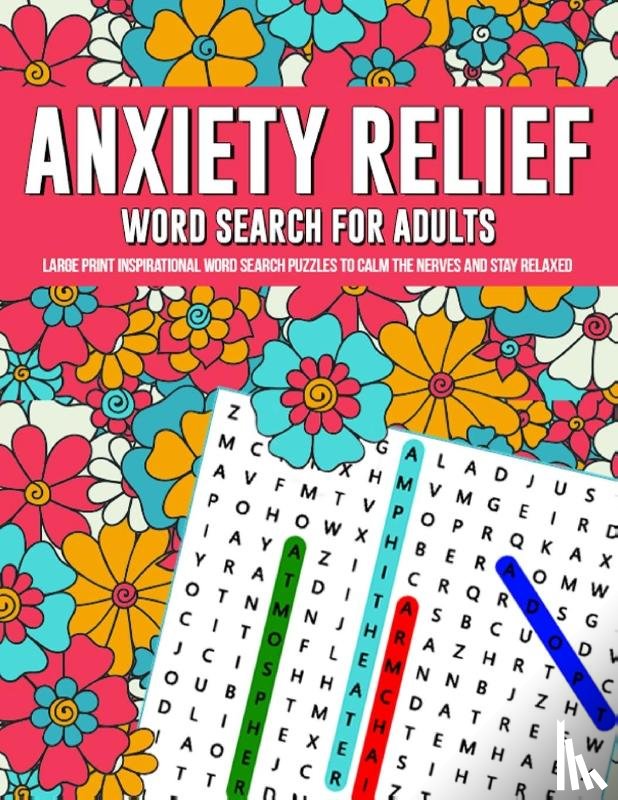 Publishing, Hunter - Anxiety Relief Word Search Puzzles For Adults