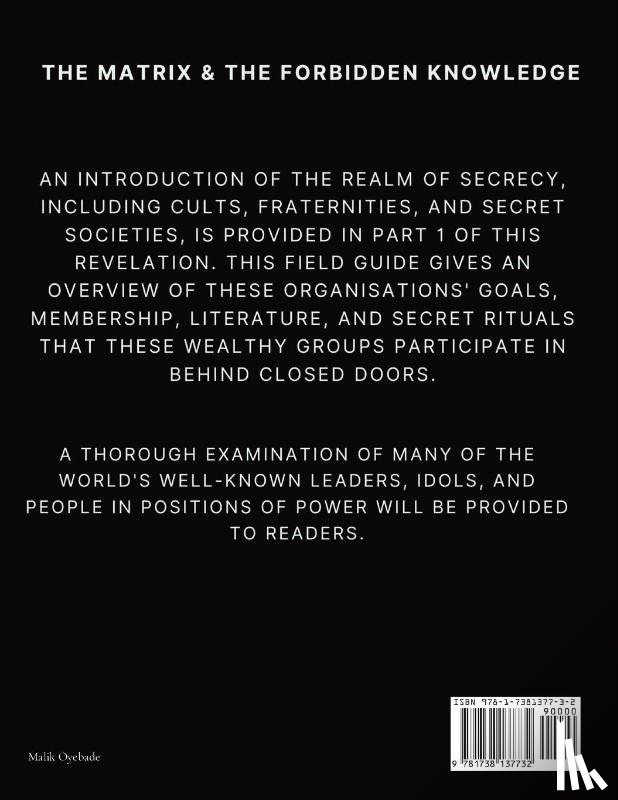 Bade, Malik - The Matrix & The Forbidden Knowledge (Part 1)
