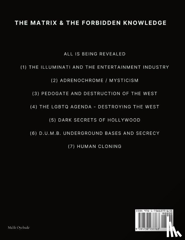 Bade, Malik - The Matrix & The Forbidden Knowledge (Part 4)