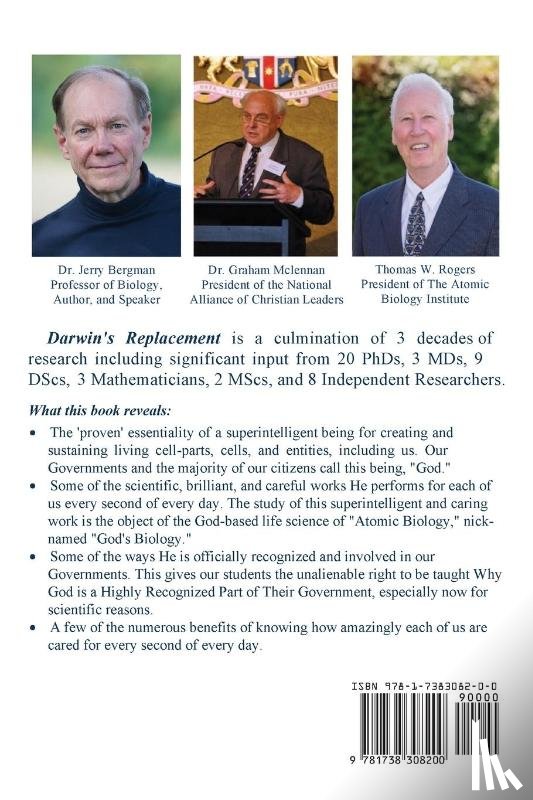 Rogers, Thomas, McLENNAN, Graham, Bergman, Jerry - "GOD'S BIOLOGY" DARWIN'S REPLACEMENT