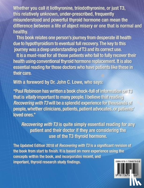Robinson, Paul - Robinson, P: Recovering with T3