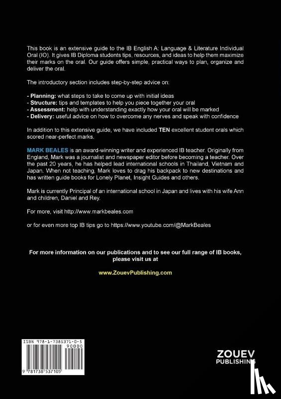 Beales, Mark - IB English a Language & Literature