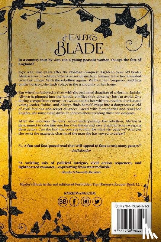 Wang, Kyrie - Healer's Blade (Enemy's Keeper Book 1)