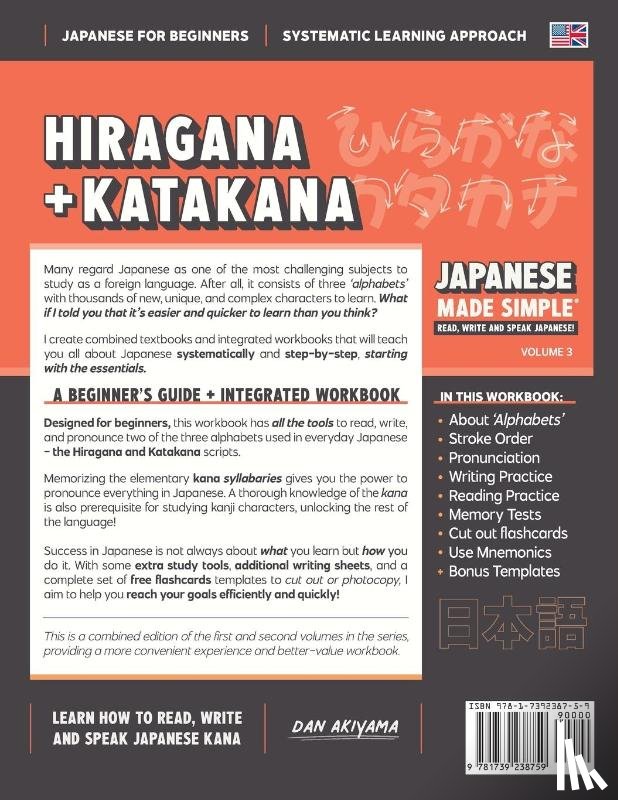 Akiyama, Dan - Learning Hiragana and Katakana - Beginner's Guide and Integrated Workbook | Learn how to Read, Write and Speak Japanese