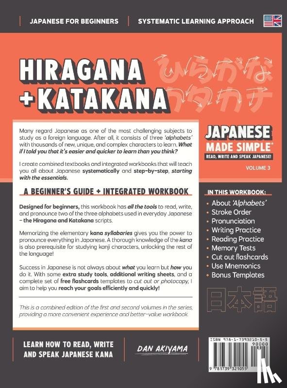 Akiyama, Dan - Learning Hiragana and Katakana - Beginner's Guide and Integrated Workbook | Learn how to Read, Write and Speak Japanese