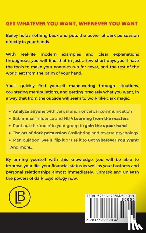 Bailey, Lucas - Dark Psychology and Manipulation