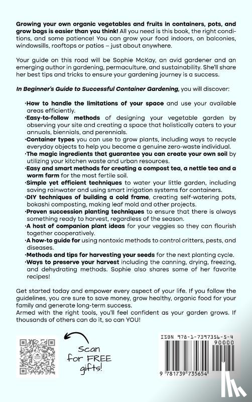 Mckay, Sophie - Beginner's Guide to Successful Container Gardening