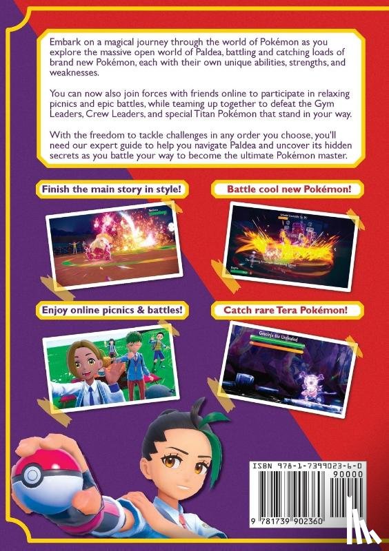 Guides, Alpha Strategy - Pokemon Scarlet and Violet Strategy Guide Book (Full Color)