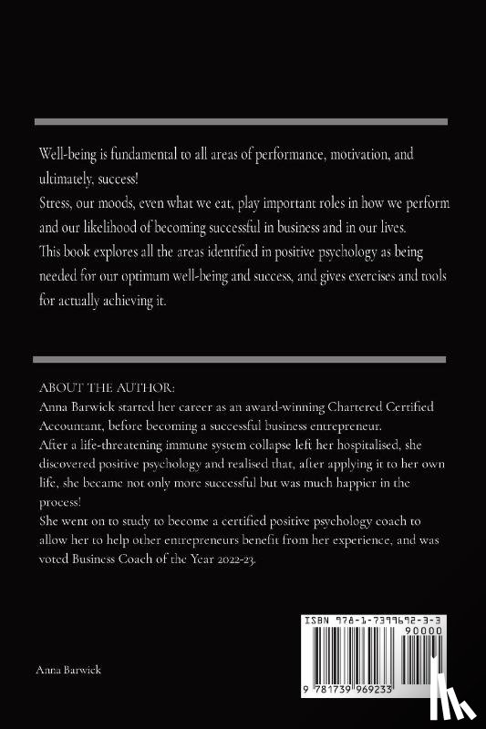 Barwick - Achieving Well-being for Optimum Success