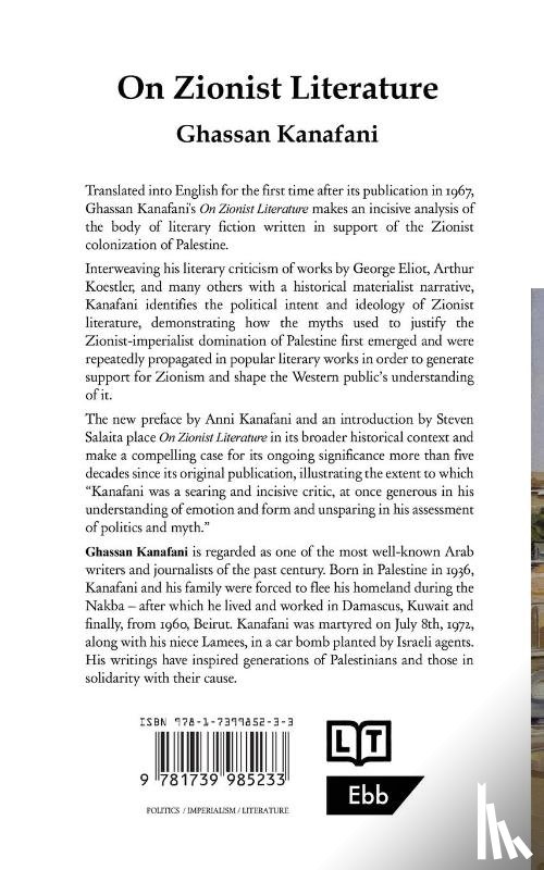 Kanafani, Ghassan - On Zionist Literature