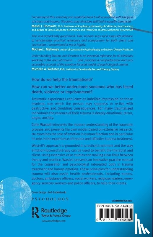 Wastell, Colin - Understanding Trauma and Emotion