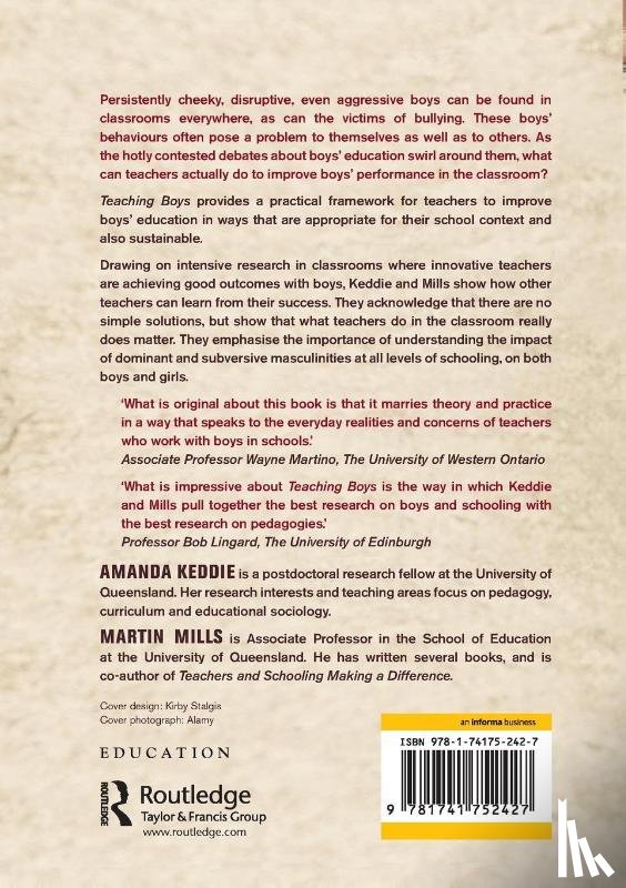 Keddie, Amanda, Mills, Martin - Teaching Boys