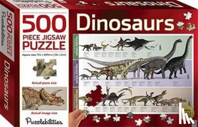 Pty Ltd, Hinkler - Puzzlebilities Dinosaurs 500 Piece Jigsaw Puzzle
