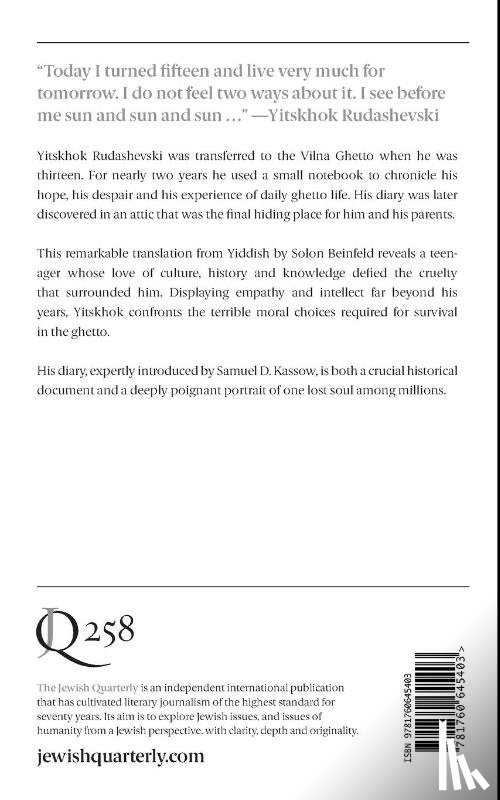 Rudashevski, Yitskhok - The Rudashevski Diary
