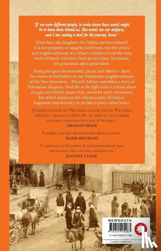 Sahhar, Micaela - Find Me at the Jaffa Gate