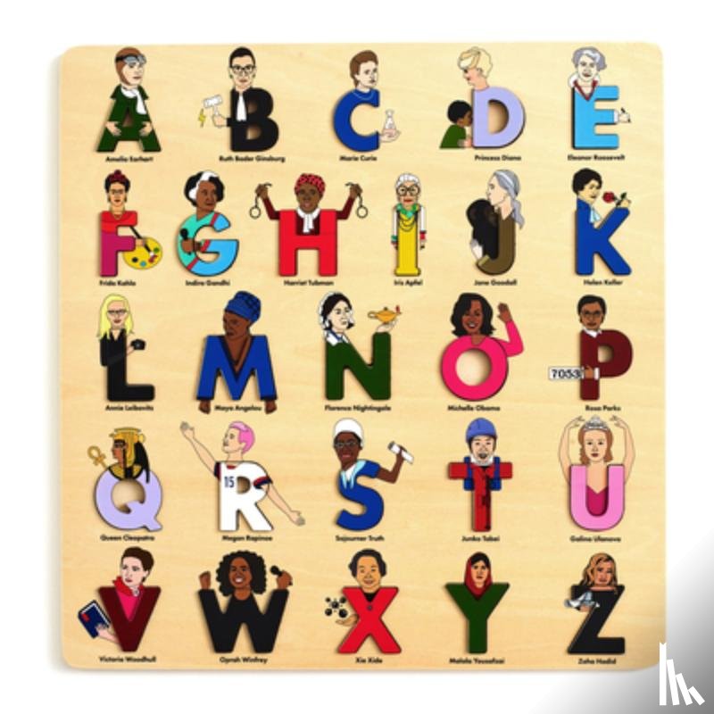 Feiner, Beck - Lady Legends Wooden Alphabet Puzzle