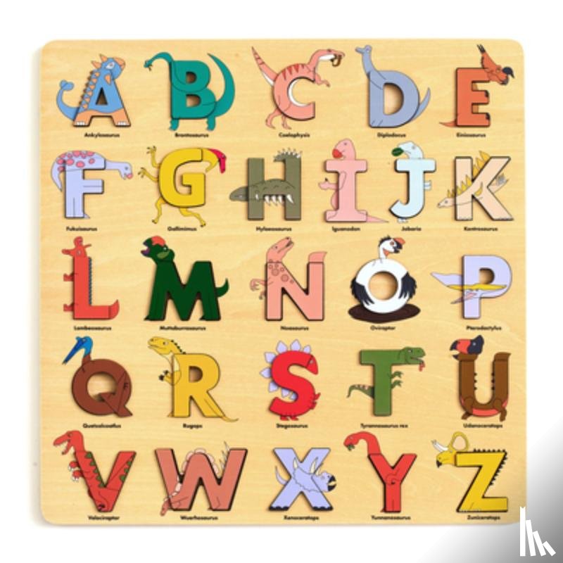 Feiner, Beck - Dino Wooden Alphabet Puzzle