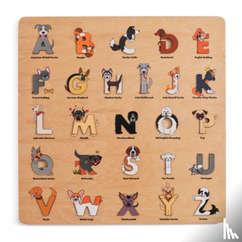 Feiner, Beck - Dog Wooden Alphabet Puzzle