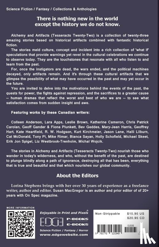 Stephens, Lorina, MacGregor, Susan - Alchemy and Artifacts (Tesseracts Twenty-Two)