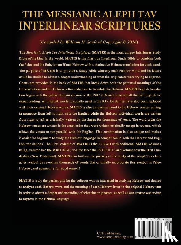 Sanford, William H - Messianic Aleph Tav Interlinear Acriptures Vol 3