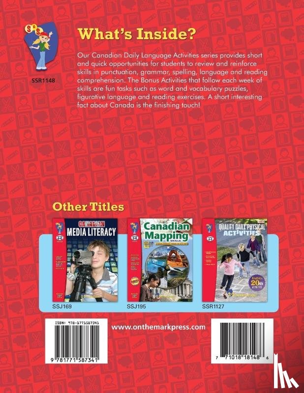 Summers, Eleanor M - Canadian Daily Language Activities Grade 5