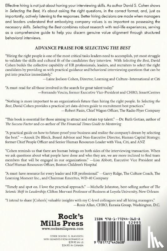 Cohen, David S. - Selecting the Best