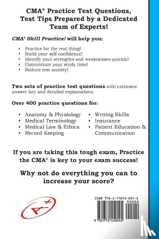 Complete Test Preparation Inc - CMA Skill Practice! Practice Test Questions for the Certified Medical Assistant Test