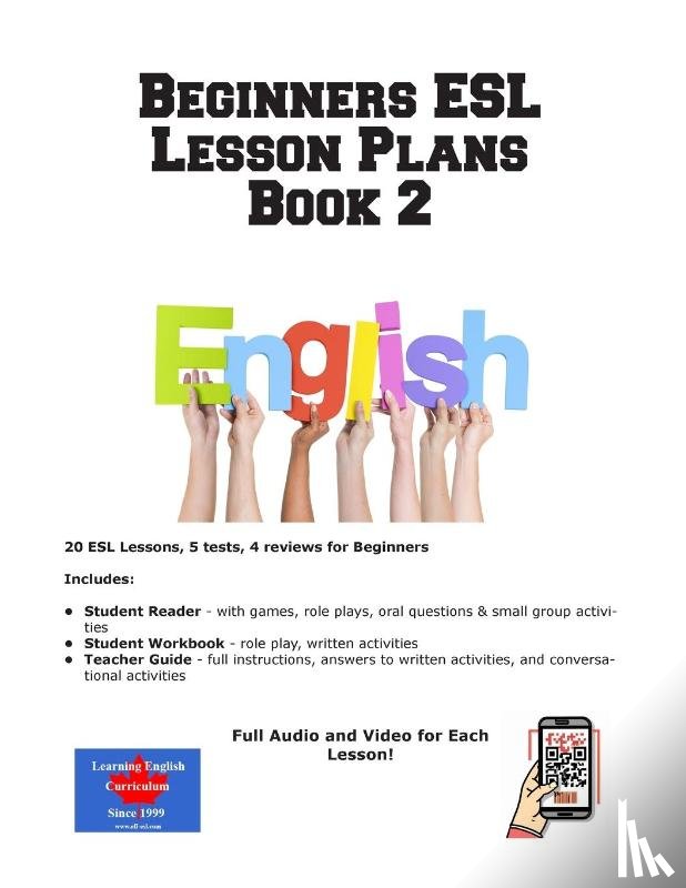 Learning English Curriculum - Beginners ESL Lesson Plans Book 2