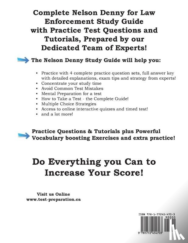 Complete Test Preparation Inc. - Nelson Denny for Police