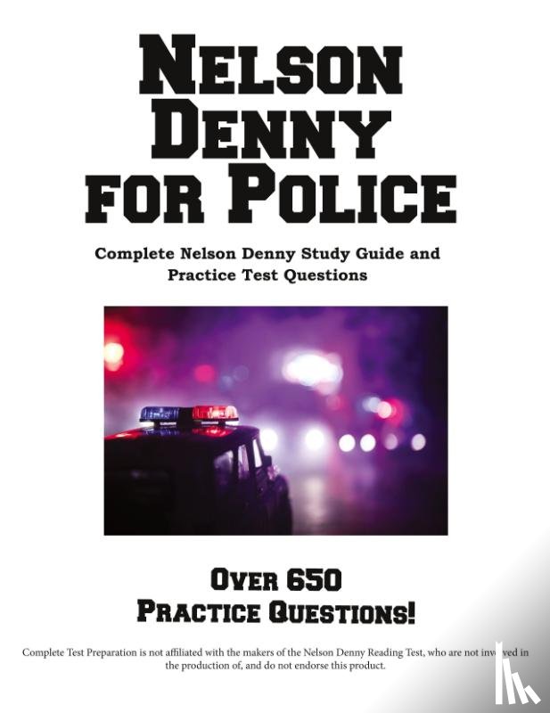 Complete Test Preparation Inc. - Nelson Denny for Police