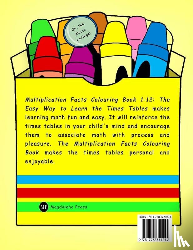 Press, Magdalene - Multiplication Facts Colouring Book 1-12
