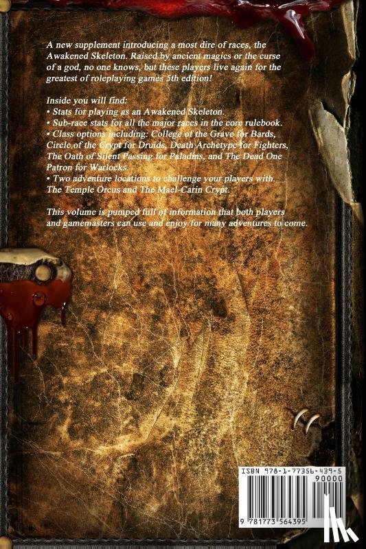 Uyl, Anthony - Awakened Skeleton A Roleplaying Game Supplement