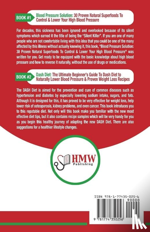 Jiannes, Louise - Blood Pressure Solution & Dash Diet - 2 Books in 1 Bundle
