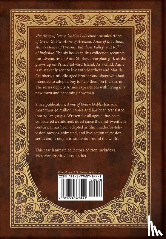 Montgomery, L M - The Anne of Green Gables Collection (Royal Collector's Edition) (Case Laminate Hardcover with Jacket) Anne of Green Gables, Anne of Avonlea, Anne of the Island, Anne's House of Dreams, Rainbow Valley, and Rilla of Ingleside