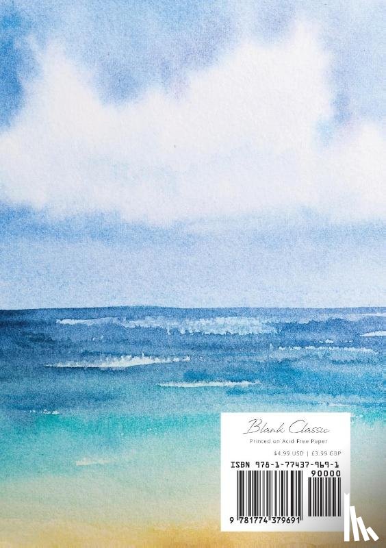 Blank Classic - Watercolor Beach - Dotted Bullet Journal