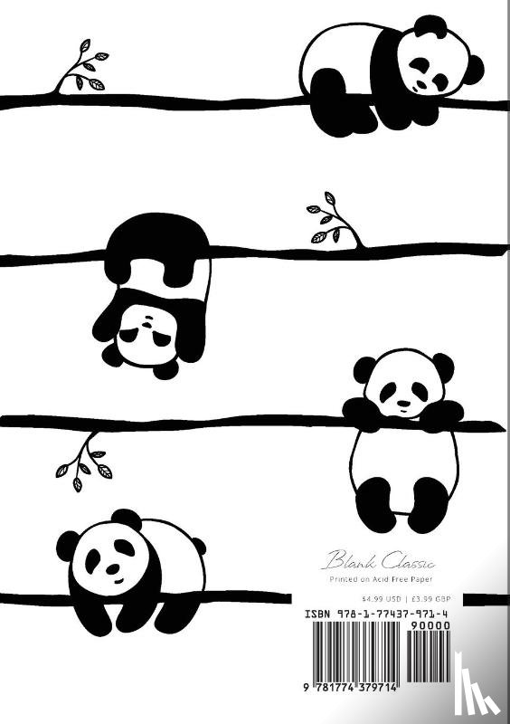 Blank Classic - Cute Pandas - Dotted Bullet Journal