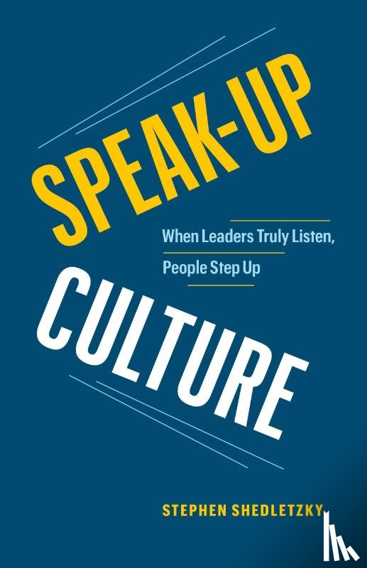 Shedletzky, Stephen - Speak-Up Culture