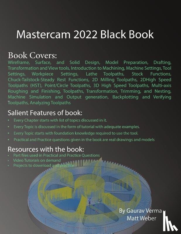 Verma, Gaurav, Weber, Matt - Mastercam 2022 Black Book