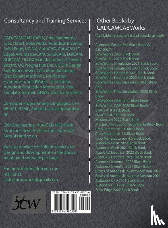 Verma, Gaurav, Weber, Matt - SolidWorks 2022 Black Book (Colored)