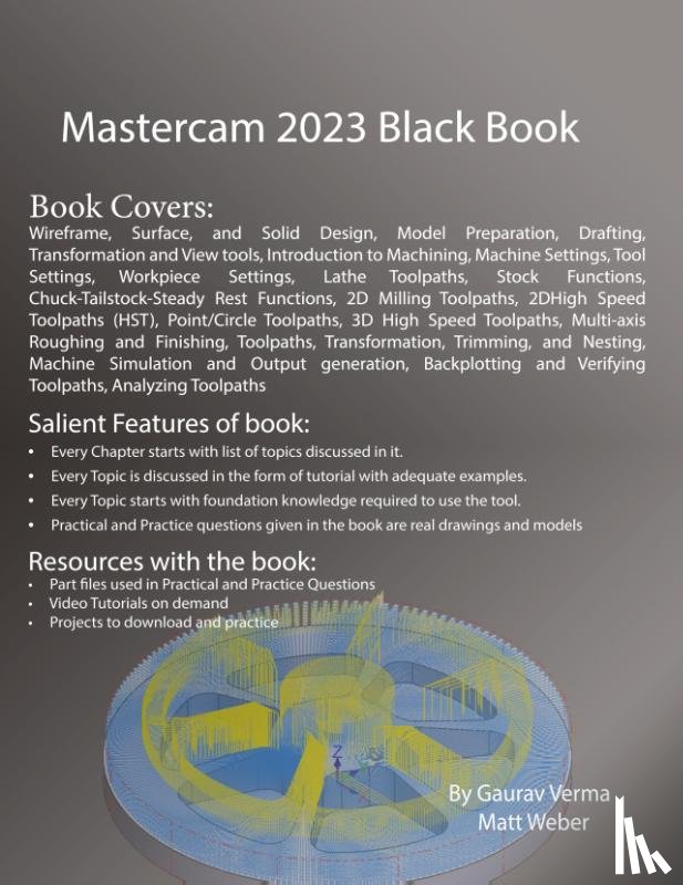 Verma, Gaurav, Weber, Matt - Mastercam 2023 Black Book