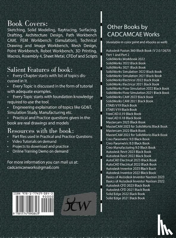 Verma, Gaurav, Weber, Matt - FreeCAD 0.20 Black Book