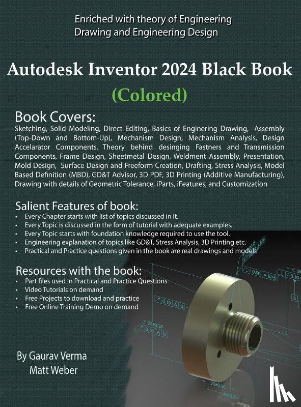 Verma, Gaurav, Weber, Matt - Autodesk Inventor 2024 Black Book