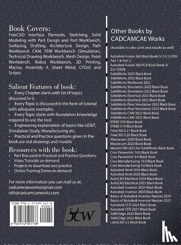 Verma, Gaurav, Weber, Matt - FreeCAD 0.21 Black Book