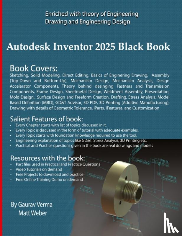 Verma, Gaurav, Weber, Matt - Autodesk Inventor 2025 Black Book