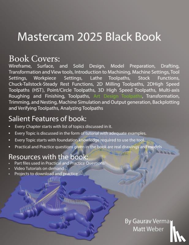 Verma, Gaurav, Weber, Matt - Mastercam 2025 Black Book