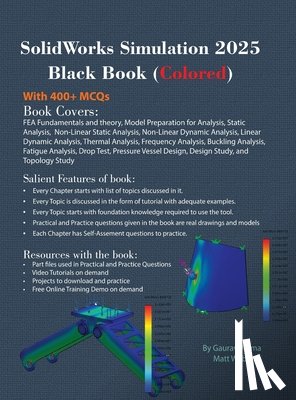 Verma, Gaurav, Weber, Matt - SolidWorks Simulation 2025 Black Book