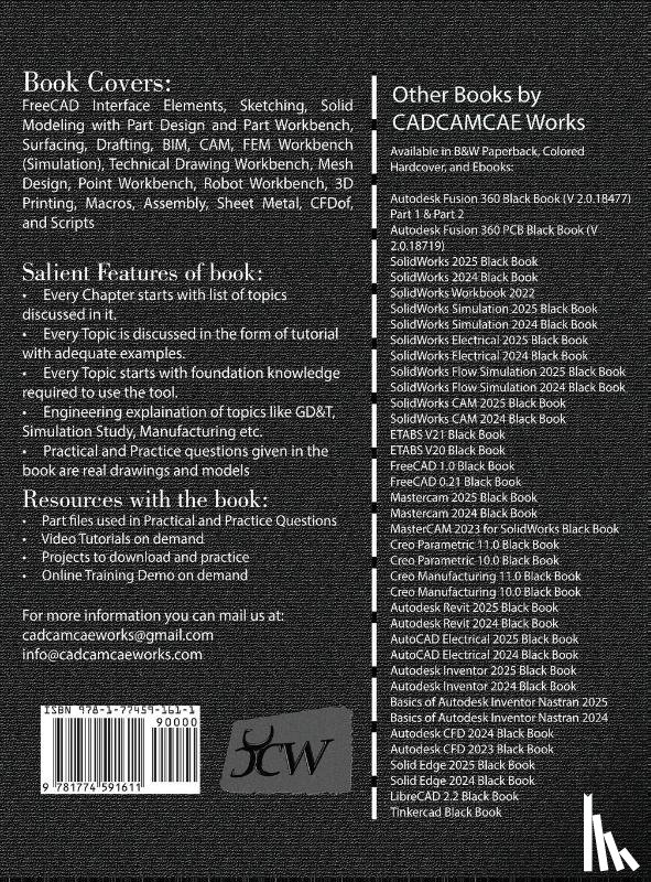 Verma, Gaurav, Weber, Matt - FreeCAD 1.0 Black Book