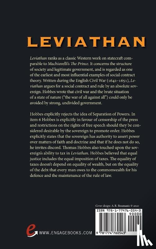 Hobbes, Thomas - Leviathan (Deluxe Library Edition)