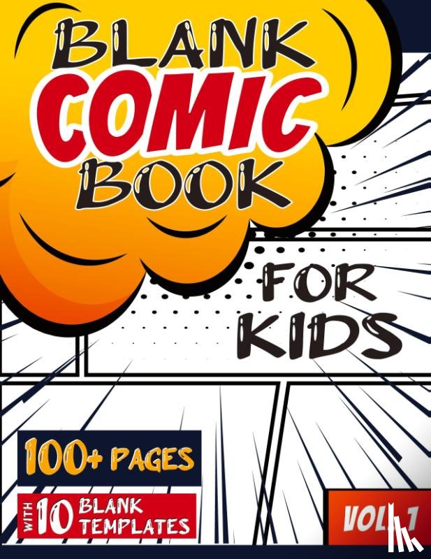 Blank Classic - Blank Comic Book for Kids (Ages 4-8, 8-12)